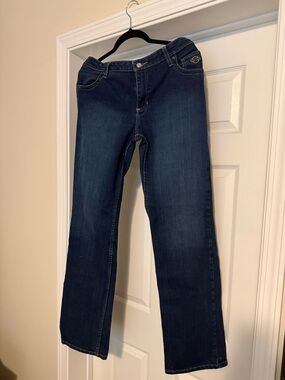 Harley-Davidson Dark Blue boot cut Women's Jeans size 10 Tall
